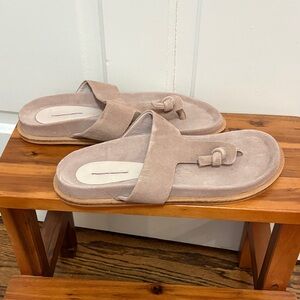 Free People Tan Suede Sandals -Never Worn